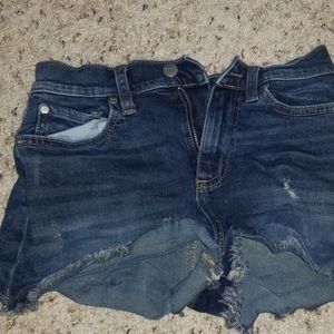 Pink size 2 jean shorts new without tags